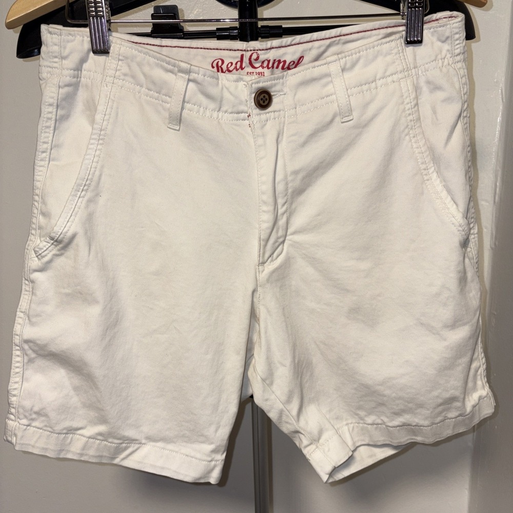 Red Camel Men's Size 32 Khaki  WHITE Shorts